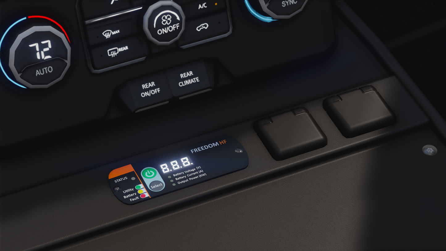 Inverter & Charger Display.