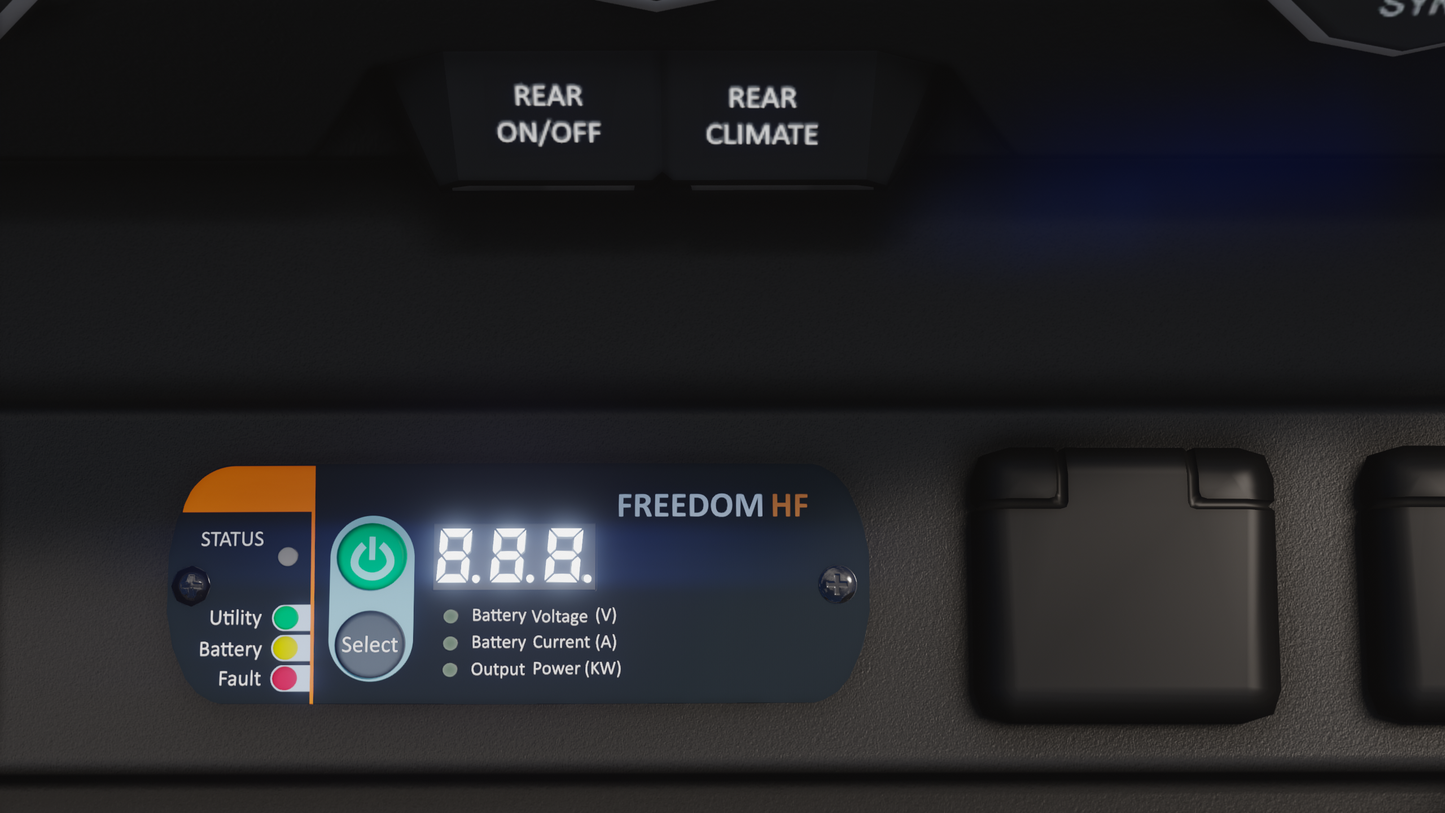 Inverter & Charger Display.