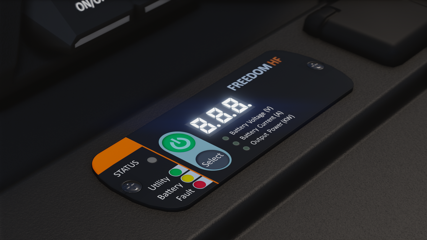 Inverter & Charger Display.